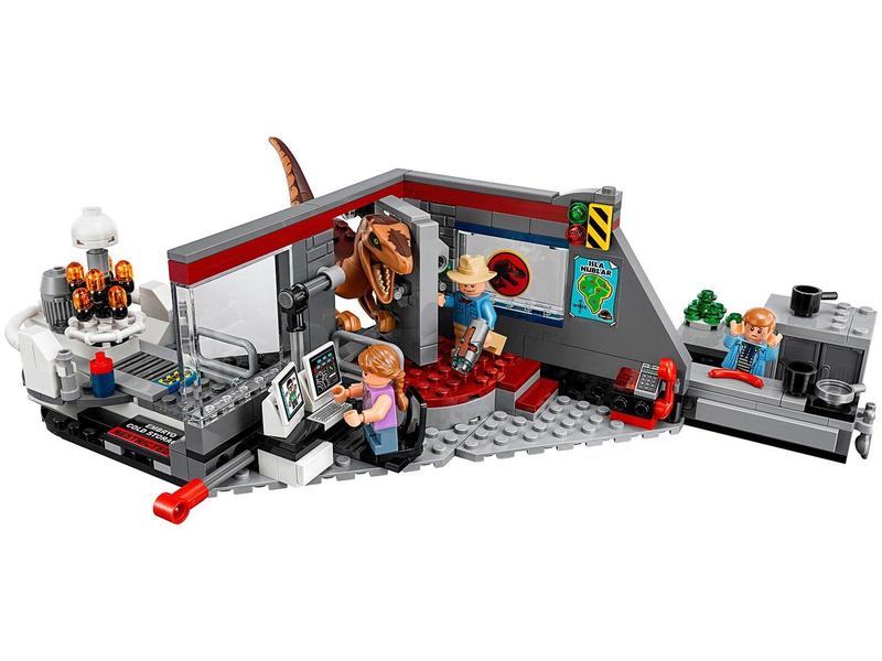 Lego jurassic world 75932 jurassic park velociraptor chase